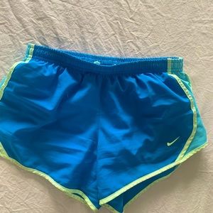 Blue Nike shorts